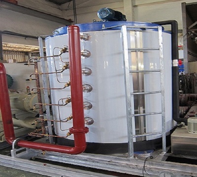 Thai* company purchased 10T freshwater flake ice evaporator from the company