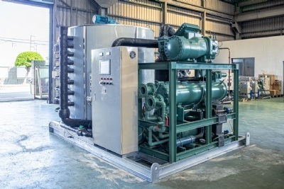 The company once again undertakes the replacement project of Yong*Chem’s 30T flake ice machine