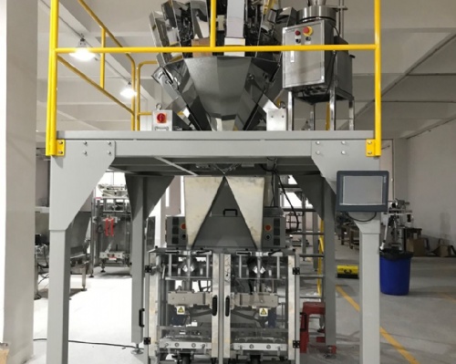Double-connected automatic packaging machine
